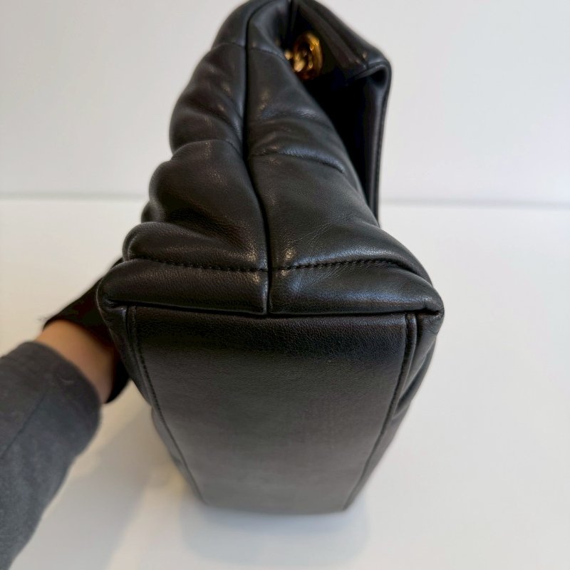 閒置新🙌🏻 Saint Laurent YSL 聖羅蘭 Puffer 黑金小號-16