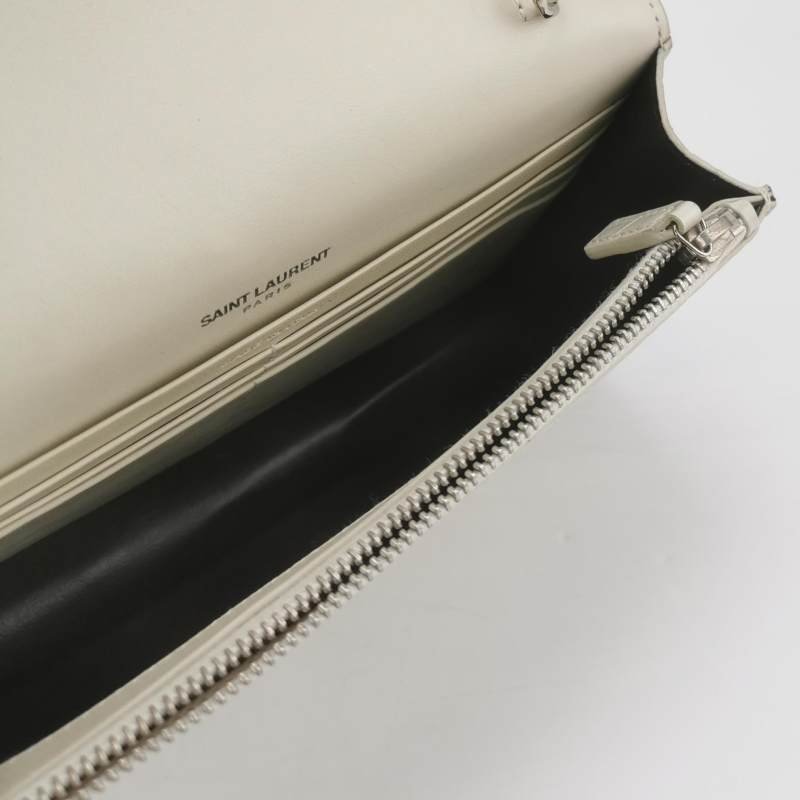 Saint Laurent Kate凱特包小號牛皮鱷魚紋YSL標誌斜挎包單肩包-6