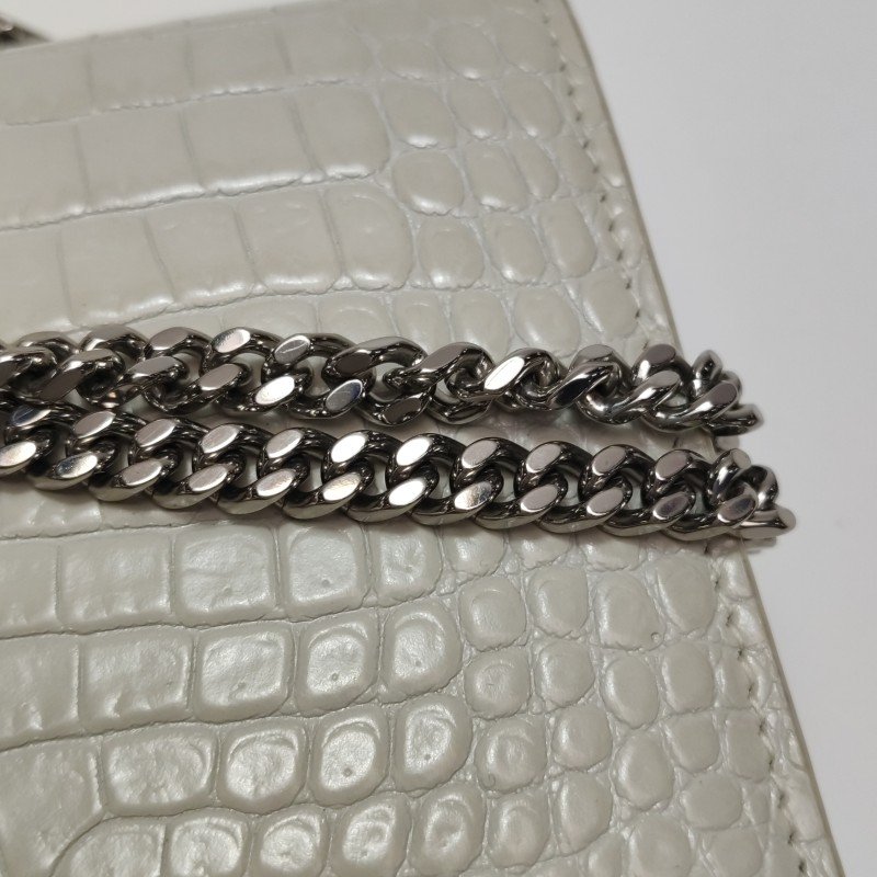 Saint Laurent Kate凱特包小號牛皮鱷魚紋YSL標誌斜挎包單肩包-13