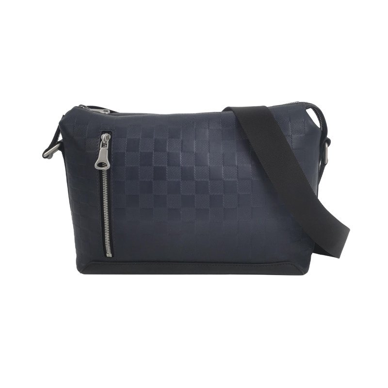 Louis Vuitton(LV)Discovery小號牛皮棋盤格斜挎包單肩包-0