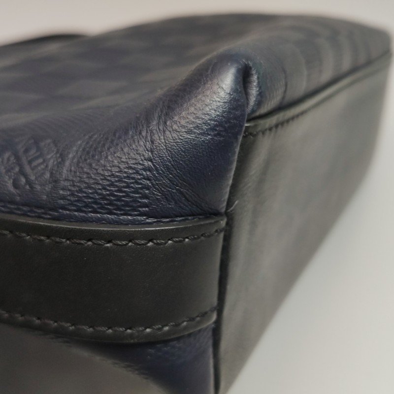 Louis Vuitton(LV)Discovery小號牛皮棋盤格斜挎包單肩包-18