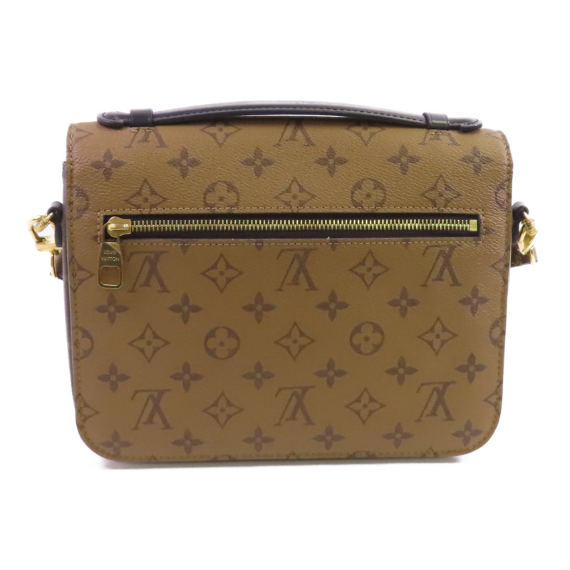 LOUIS VUITTON Monogram Reverse Pochette Metis金扣手挽肩背兩用袋-1