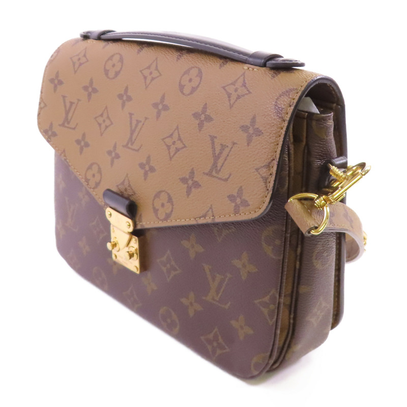 LOUIS VUITTON Monogram Reverse Pochette Metis金扣手挽肩背兩用袋-2