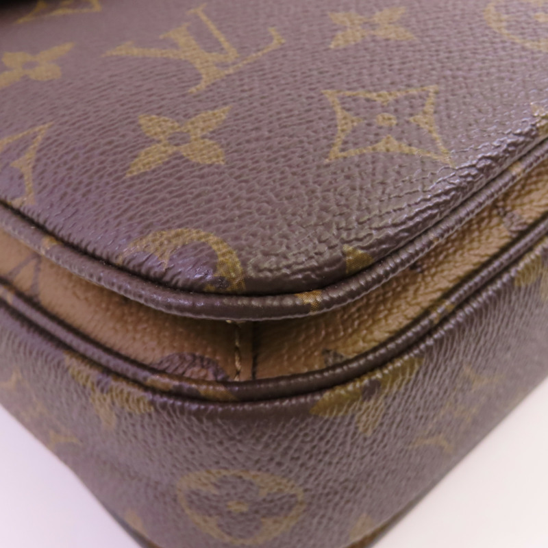 LOUIS VUITTON Monogram Reverse Pochette Metis金扣手挽肩背兩用袋-5
