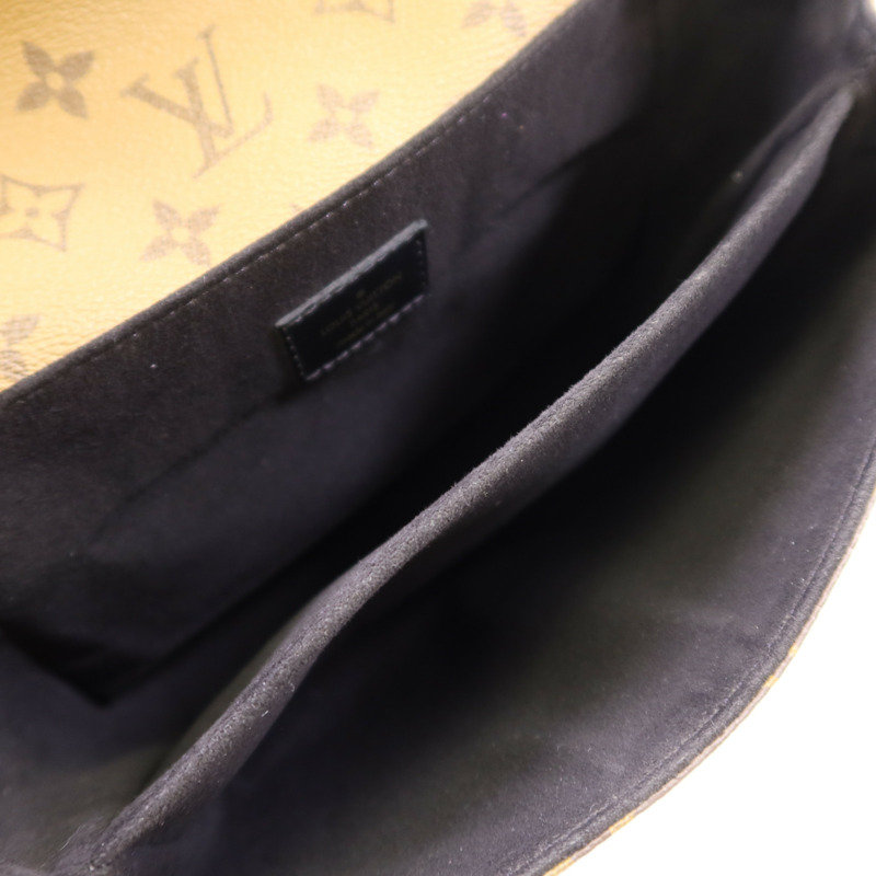 LOUIS VUITTON Monogram Reverse Pochette Metis金扣手挽肩背兩用袋-13