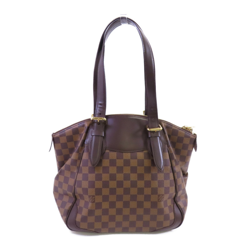 LOUIS VUITTON Damier Verona GM金扣肩背袋-1