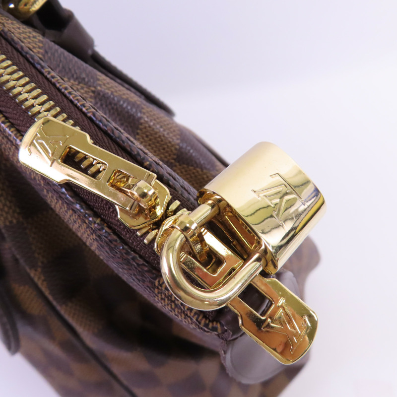 LOUIS VUITTON Damier Verona GM金扣肩背袋-10