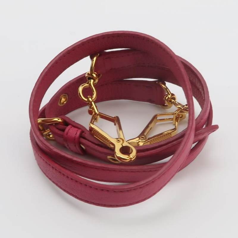 Miu Miu Madras羊皮拼色斜挎包單肩包-8