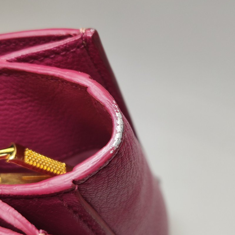 Miu Miu Madras羊皮拼色斜挎包單肩包-20