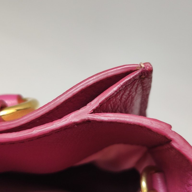 Miu Miu Madras羊皮拼色斜挎包單肩包-26