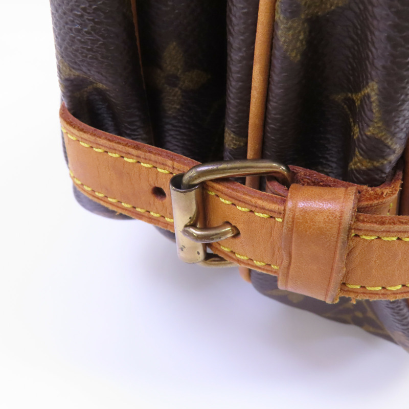 LOUIS VUITTON Monogram Saumur 30金扣肩背袋-9