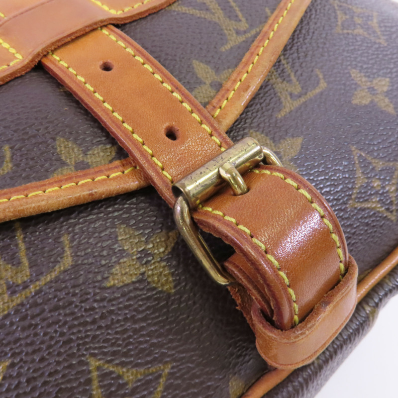 LOUIS VUITTON Monogram Saumur 30金扣肩背袋-14
