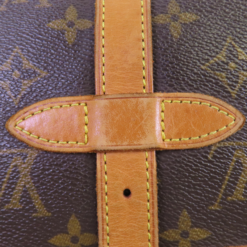 LOUIS VUITTON Monogram Saumur 30金扣肩背袋-19