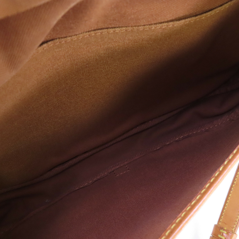 LOUIS VUITTON Monogram Saumur 30金扣肩背袋-21