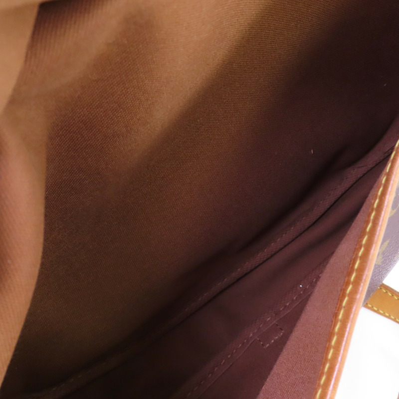 LOUIS VUITTON Monogram Saumur 30金扣肩背袋-22