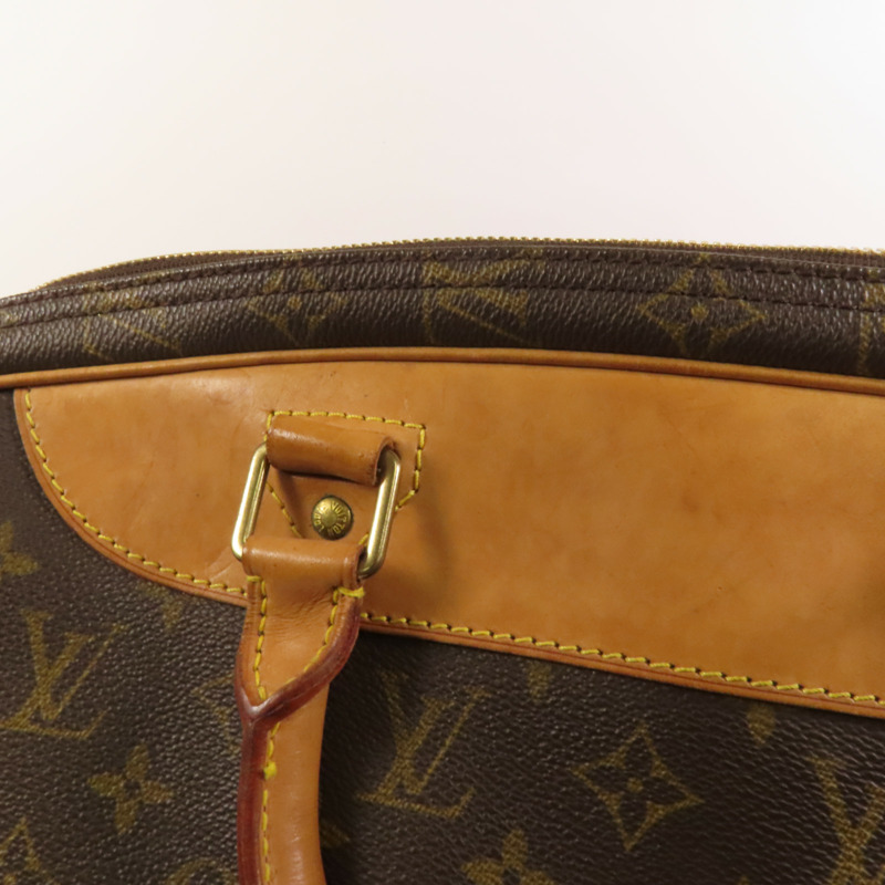 LOUIS VUITTON Monogram Travel Bag金扣行李袋-14