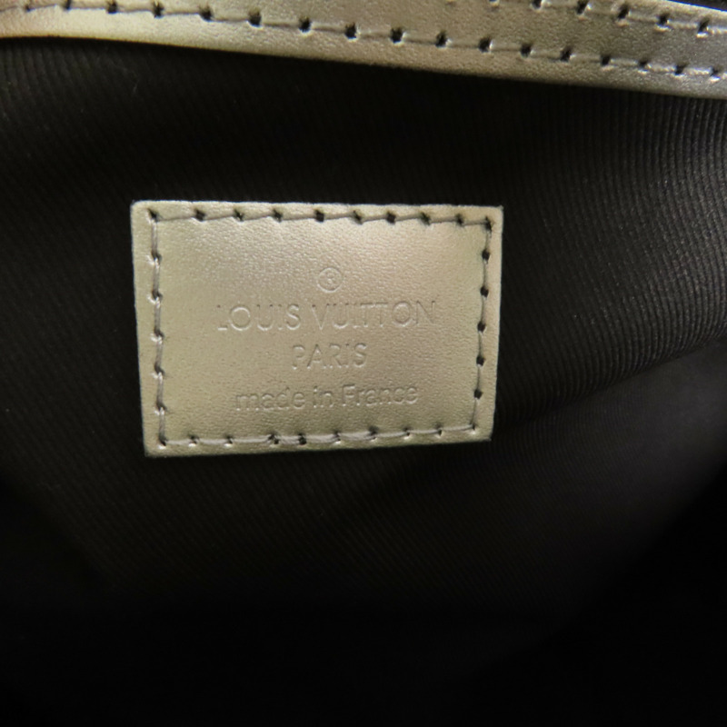 LOUIS VUITTON Mono Metallic Silver Keepall 50 Bandoulie銀扣手挽肩背兩用袋-9