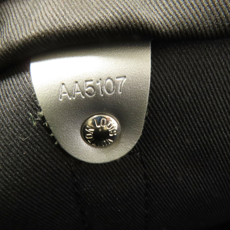 LOUIS VUITTON Mono Metallic Silver Keepall 50 Bandoulie銀扣手挽肩背兩用袋-10