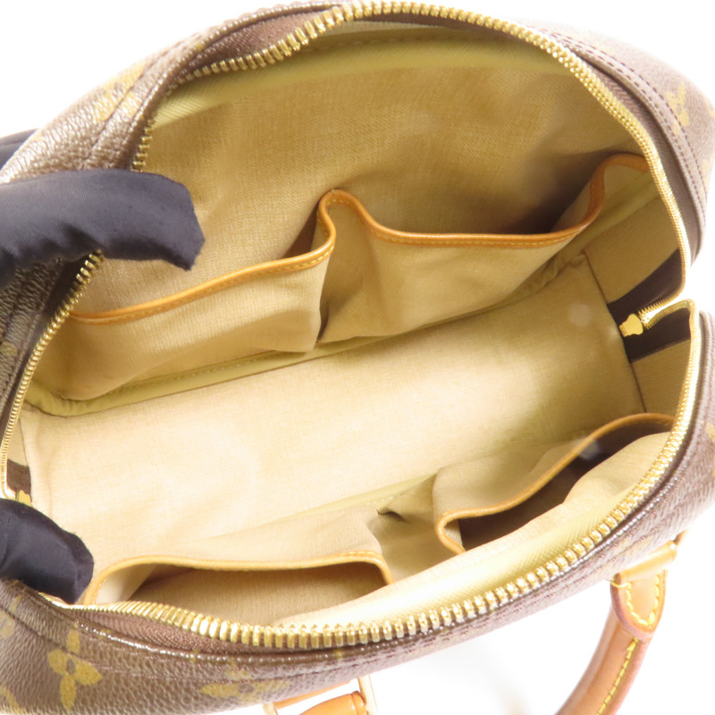 LOUIS VUITTON Monogram Trouville金扣手挽袋-7