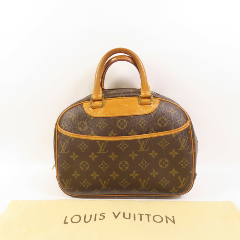 LOUIS VUITTON Monogram Trouville金扣手挽袋-10