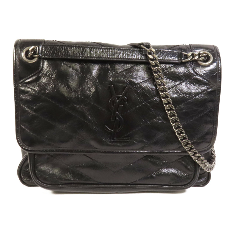 SAINT LAURENT PARIS 牛皮皮革Niki Medium鏈帶肩背袋-0