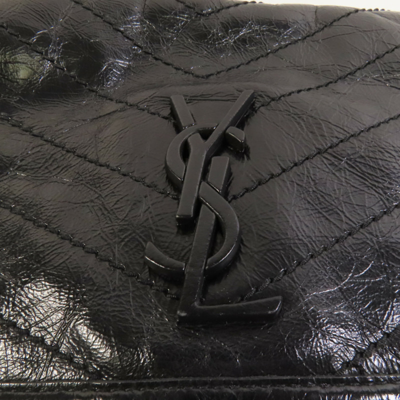 SAINT LAURENT PARIS 牛皮皮革Niki Medium鏈帶肩背袋-5