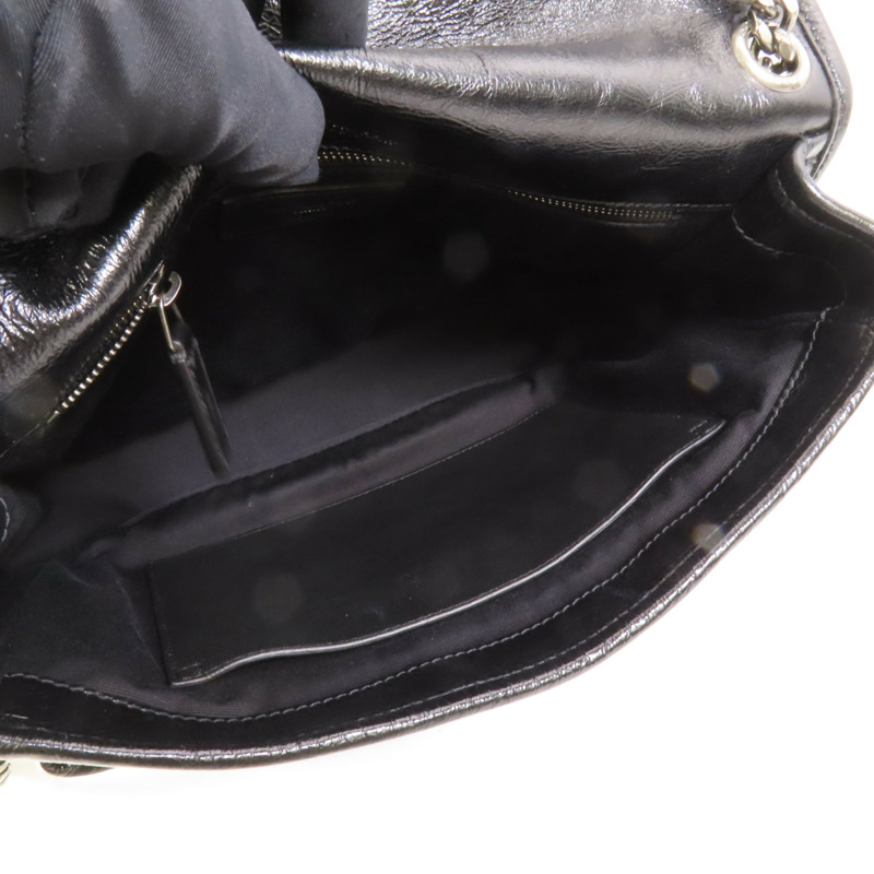 SAINT LAURENT PARIS 牛皮皮革Niki Medium鏈帶肩背袋-8