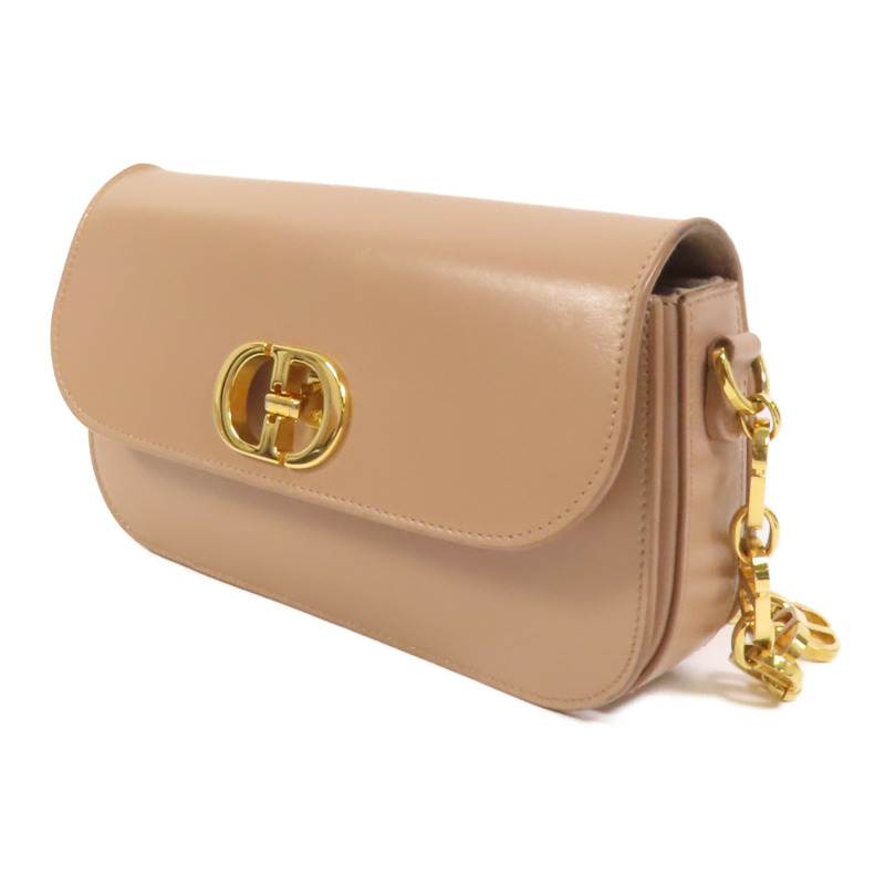 Dior 牛皮皮革Montaigue Avenue金扣肩背袋-2