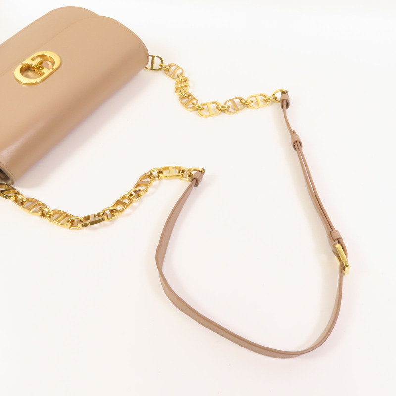 Dior 牛皮皮革Montaigue Avenue金扣肩背袋-4