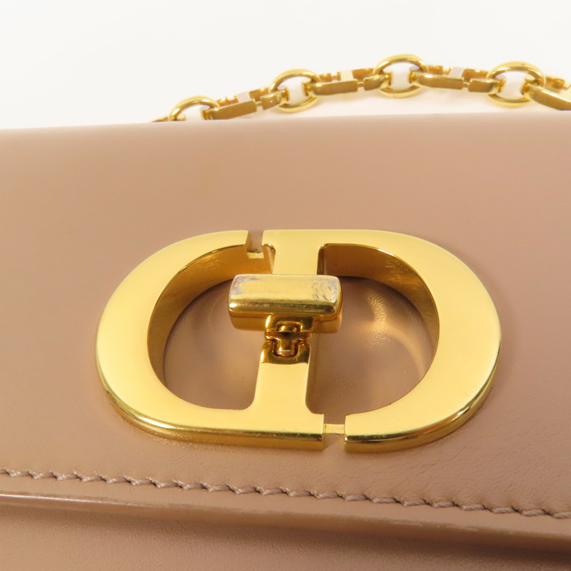 Dior 牛皮皮革Montaigue Avenue金扣肩背袋-6