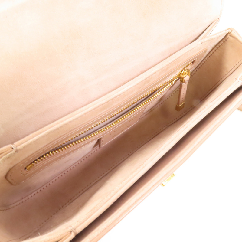 Dior 牛皮皮革Montaigue Avenue金扣肩背袋-8