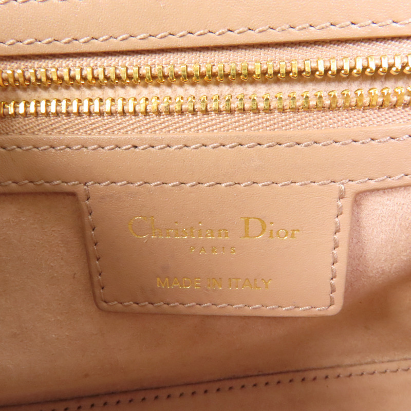 Dior 牛皮皮革Montaigue Avenue金扣肩背袋-9