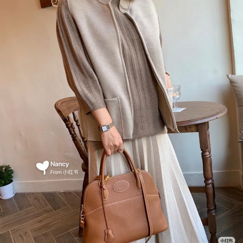 HERMES Bolide 31 - 金棕金 🄳-12