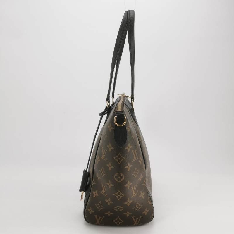 Louis Vuitton(LV)Estrela牛皮拼色Monogram印花餃子包單肩包-2