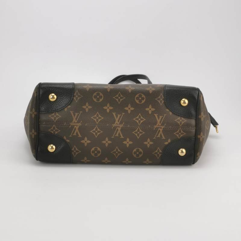 Louis Vuitton(LV)Estrela牛皮拼色Monogram印花餃子包單肩包-5