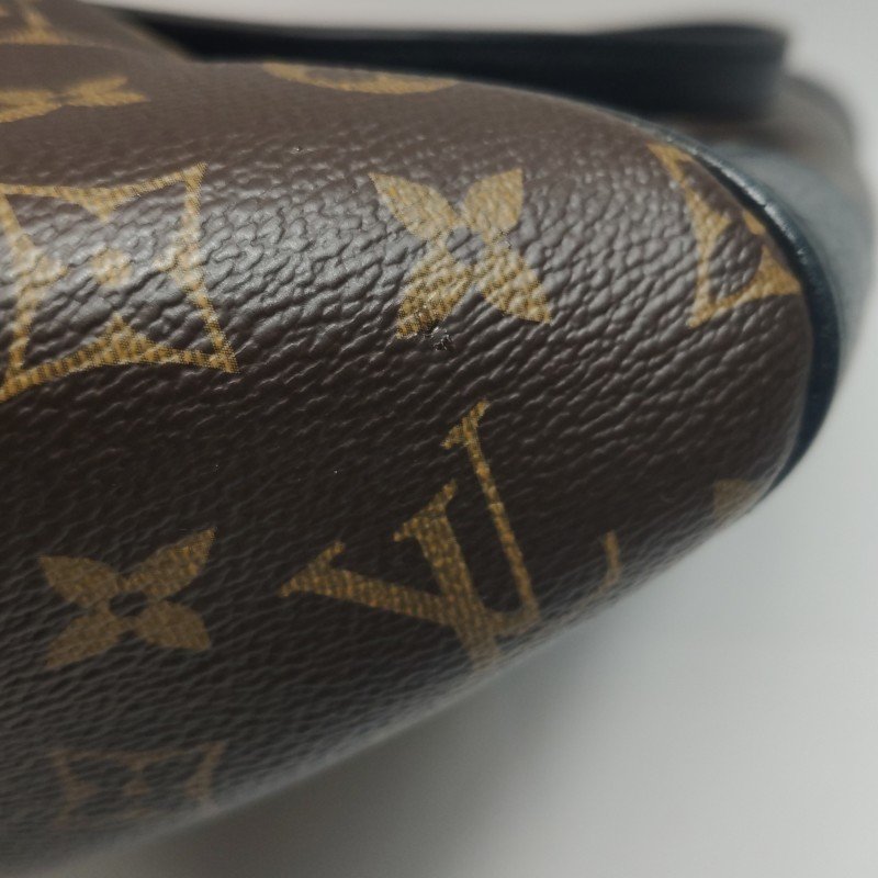 Louis Vuitton(LV)Estrela牛皮拼色Monogram印花餃子包單肩包-18