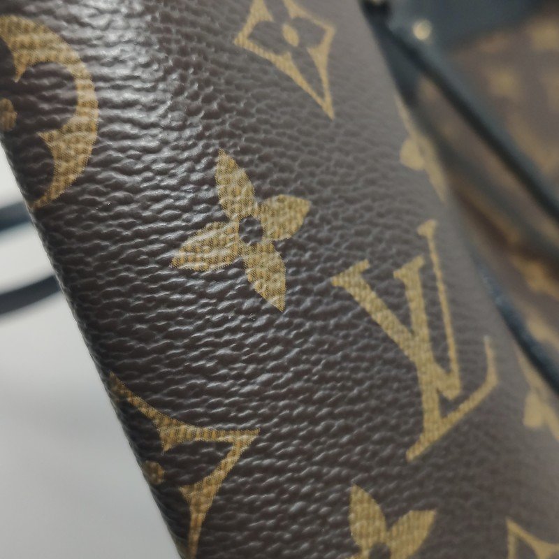 Louis Vuitton(LV)Estrela牛皮拼色Monogram印花餃子包單肩包-19