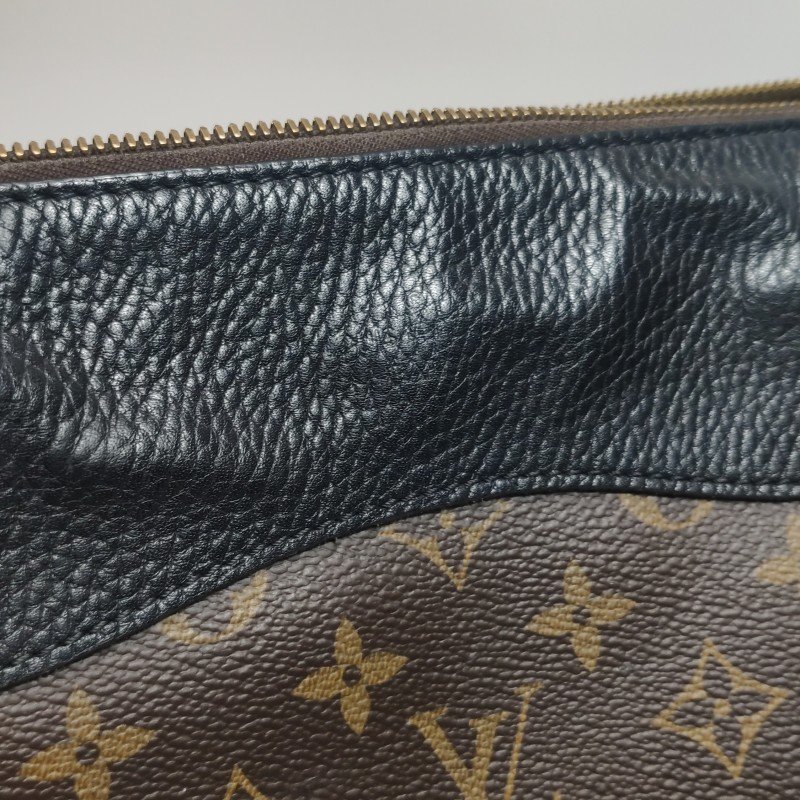 Louis Vuitton(LV)Estrela牛皮拼色Monogram印花餃子包單肩包-22