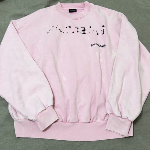 Balenciaga 櫻花粉衛衣