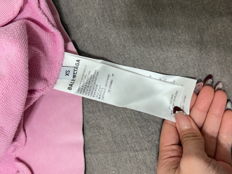 Balenciaga 櫻花粉衛衣-3