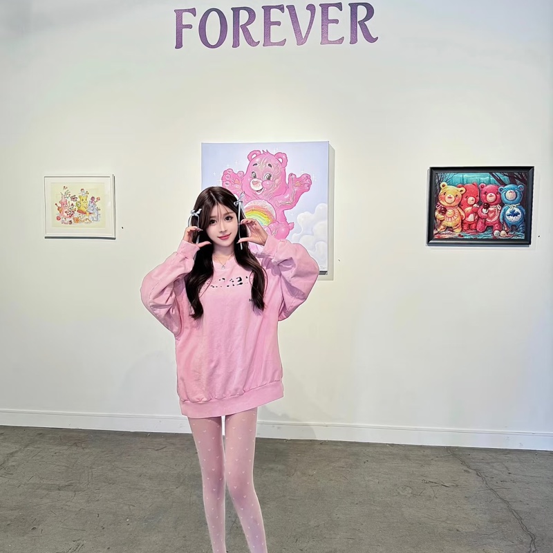 Balenciaga 櫻花粉衛衣-5