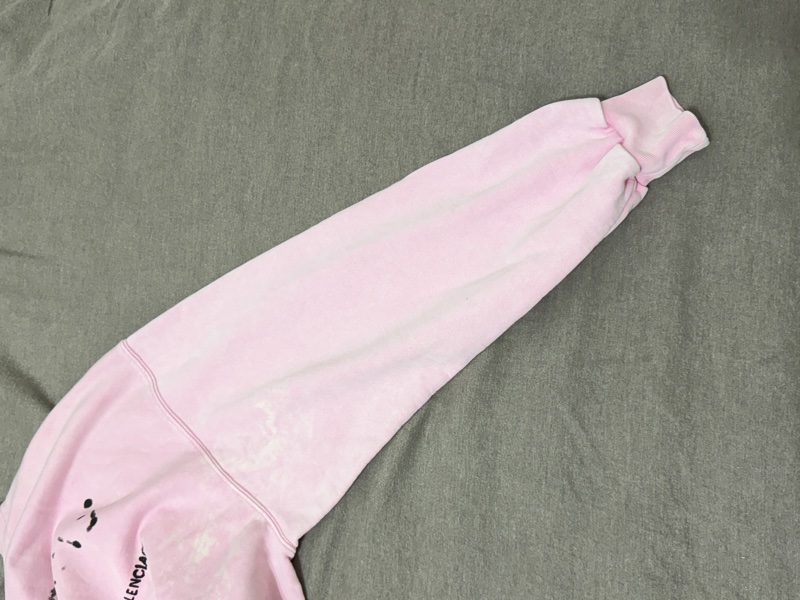 Balenciaga 櫻花粉衛衣-10