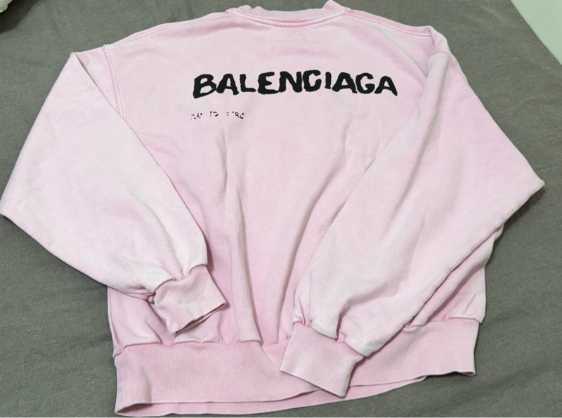 Balenciaga 櫻花粉衛衣-17