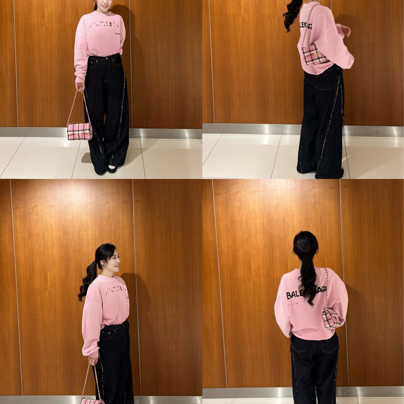 Balenciaga 櫻花粉衛衣-20