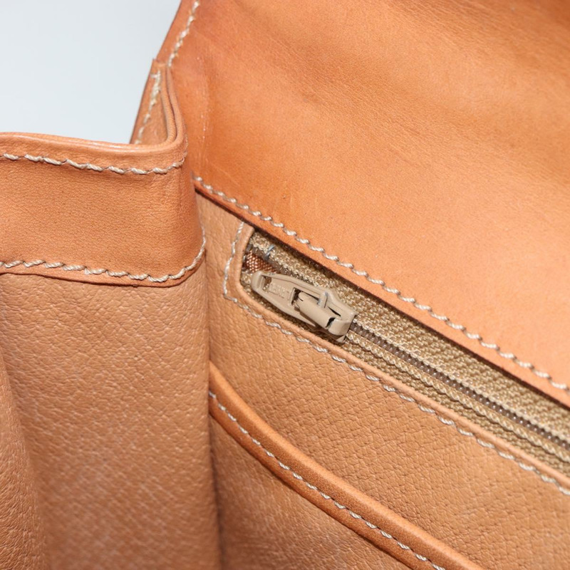 【日本直送】CELINE Macadam帆布手提包 PVC皮革 2way Brown Gold Auth am10255V-22