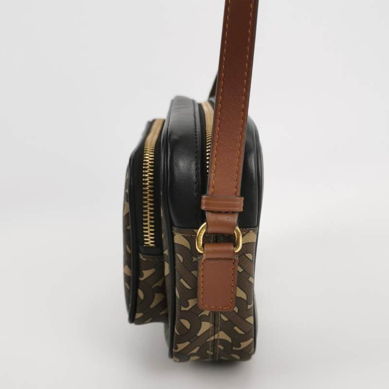 Burberry TB牛皮Monogram印花字母logo斜挎包單肩包-2