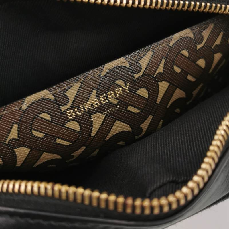 Burberry TB牛皮Monogram印花字母logo斜挎包單肩包-7