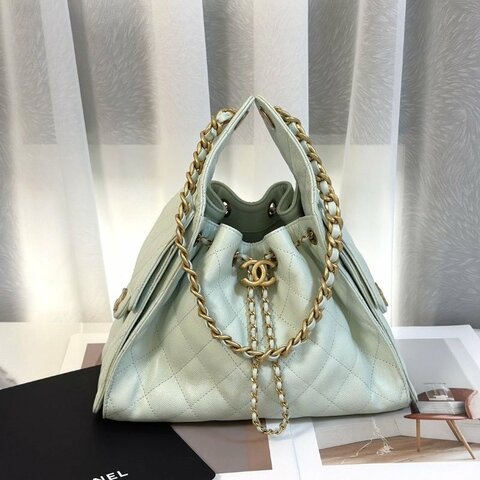 CHANEL 25 Hobo bag - 小號薄荷綠金