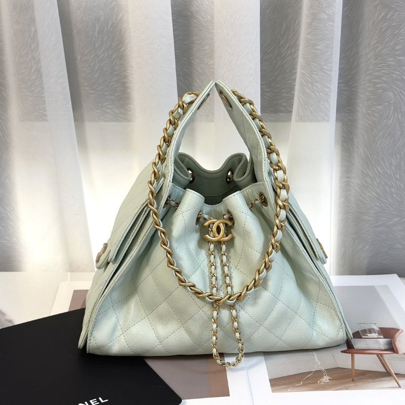 CHANEL 25 Hobo bag - 小號薄荷綠金-0