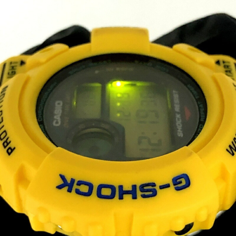 卡西歐 G-SHOCK 手錶 DW-6300-9 FROGMAN 第一代蛙人黃色國產款潛水蛙雕刻綠色微型燈泡 1994年7月發售 三國丘店-8
